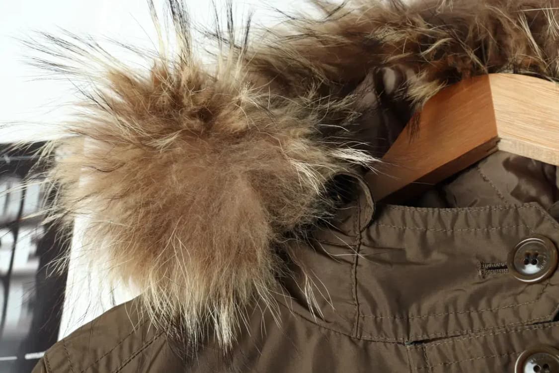 W(S) 헤지스 패딩 점퍼자켓 야상 카키 롱-166EF 상품이미지6