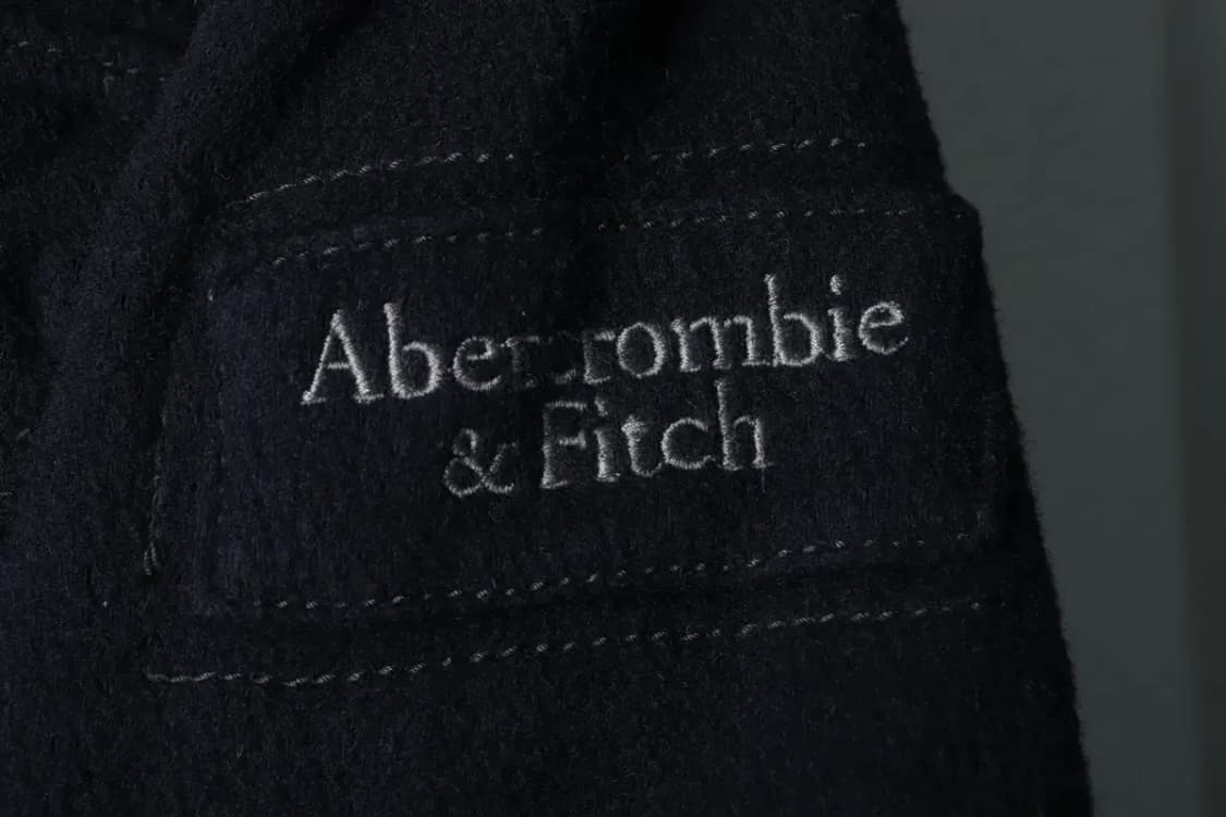 (M-L) 아베크롬비 집업 바람막이 점퍼자켓 네이비 울 희귀-166F4 상품이미지5