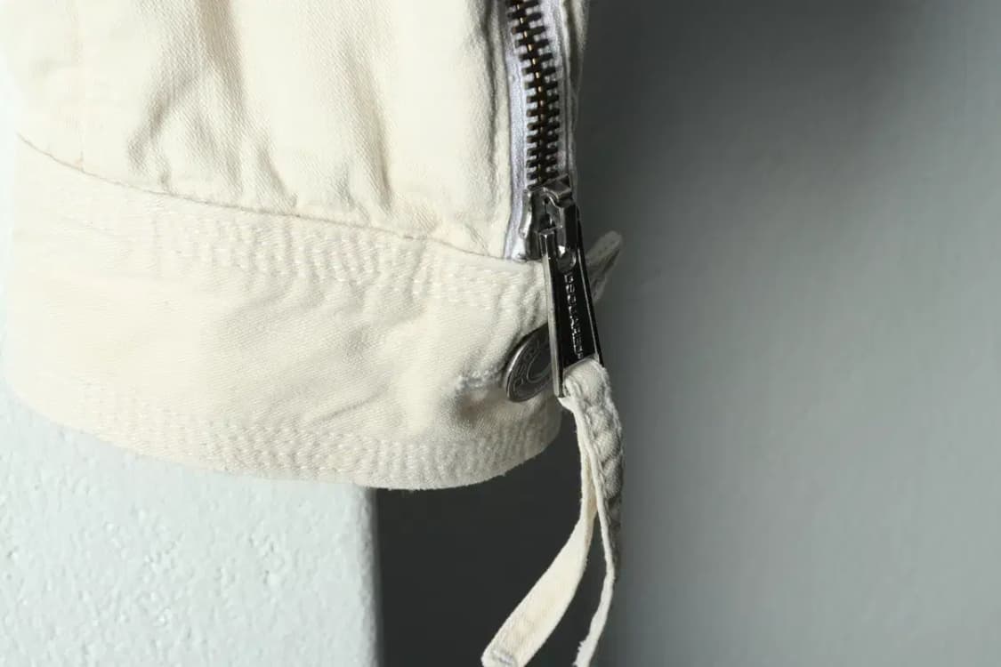 (M-L) 디스퀘어드 집업 바람막이 점퍼자켓 트러커 아이보리-166F5 상품이미지7