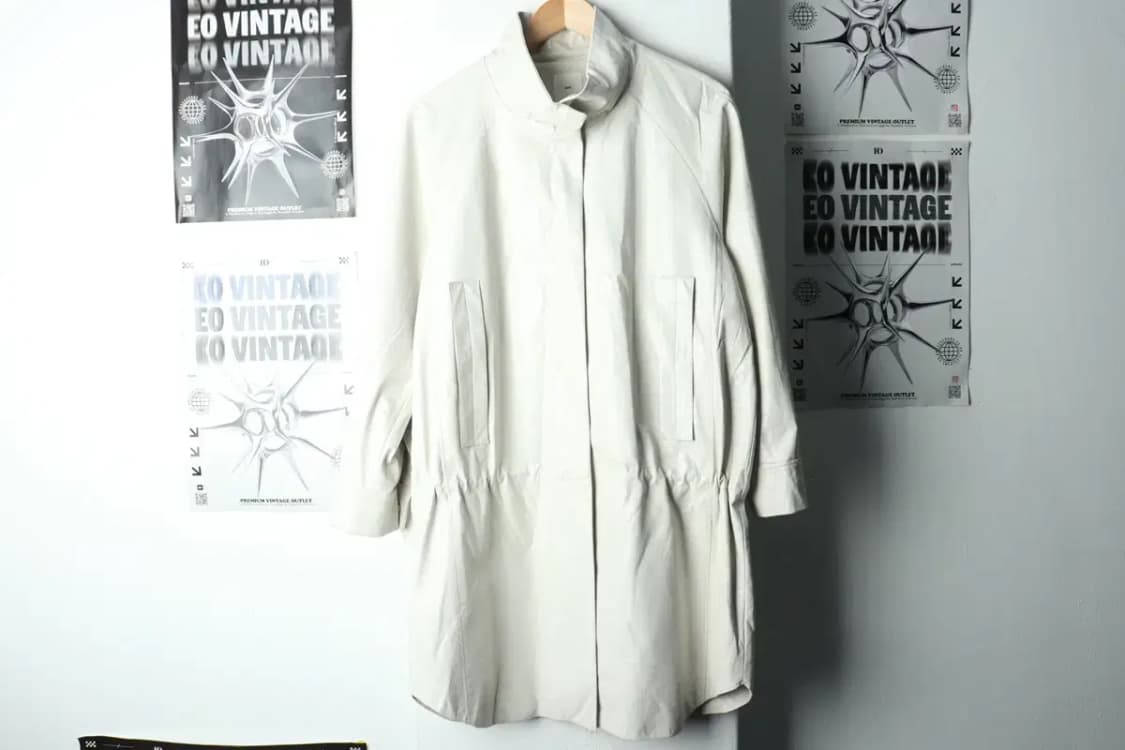 W(S) 구호 코트자켓 레더 화이트 유니크 크랙디자인-166F7 상품이미지2