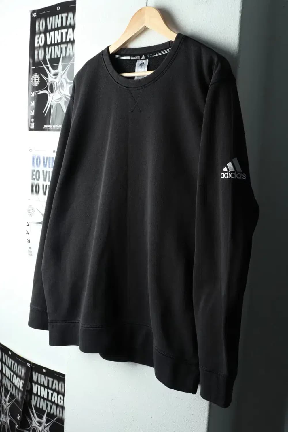 (XL-2XL) 아디다스 맨투맨 티셔츠 빅사이즈 사용감 기모-166FC 상품이미지1