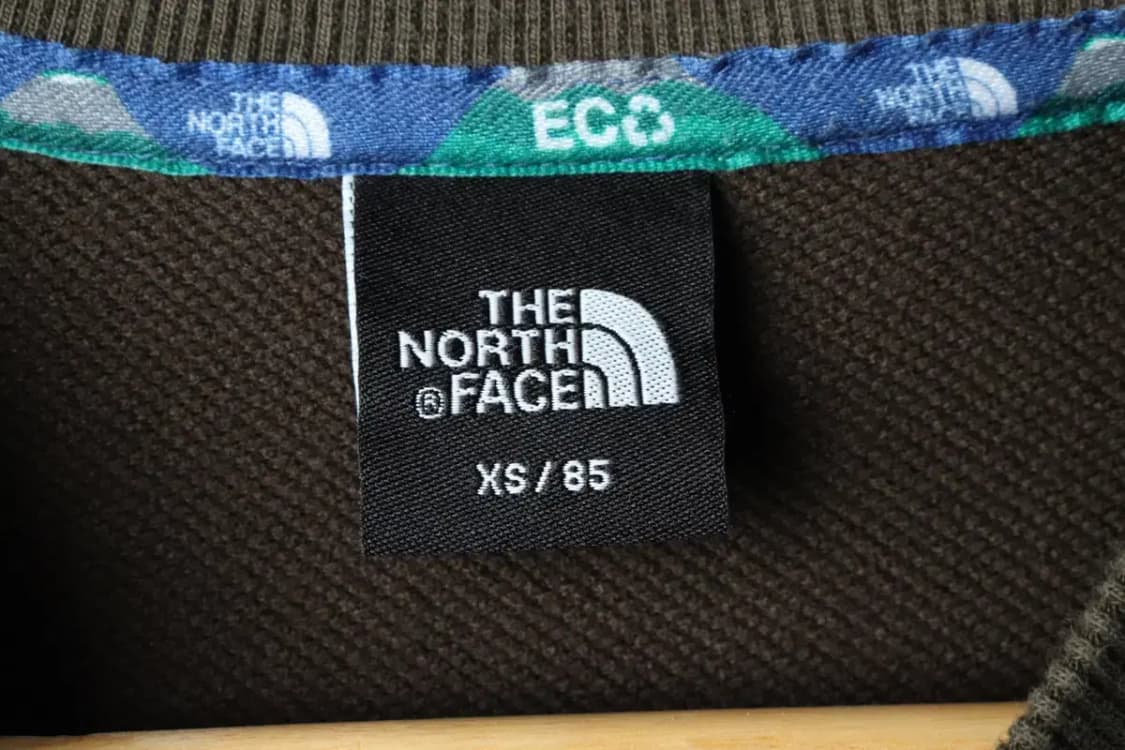 (XS) 노스페이스 맨투맨 티셔츠 카키 올드스쿨-166FD 상품이미지8