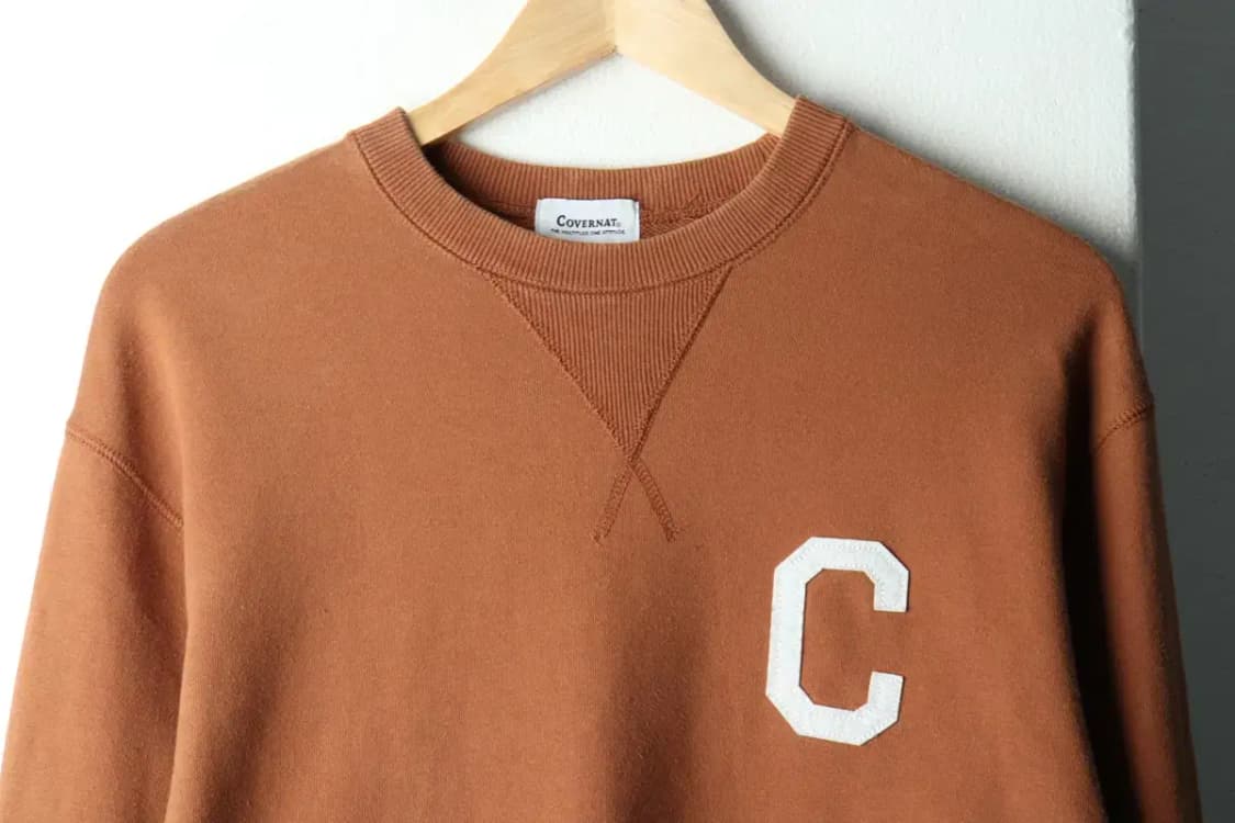 (M) 커버낫 맨투맨 티셔츠 된장 브라운 올드스쿨-166FE 상품이미지3