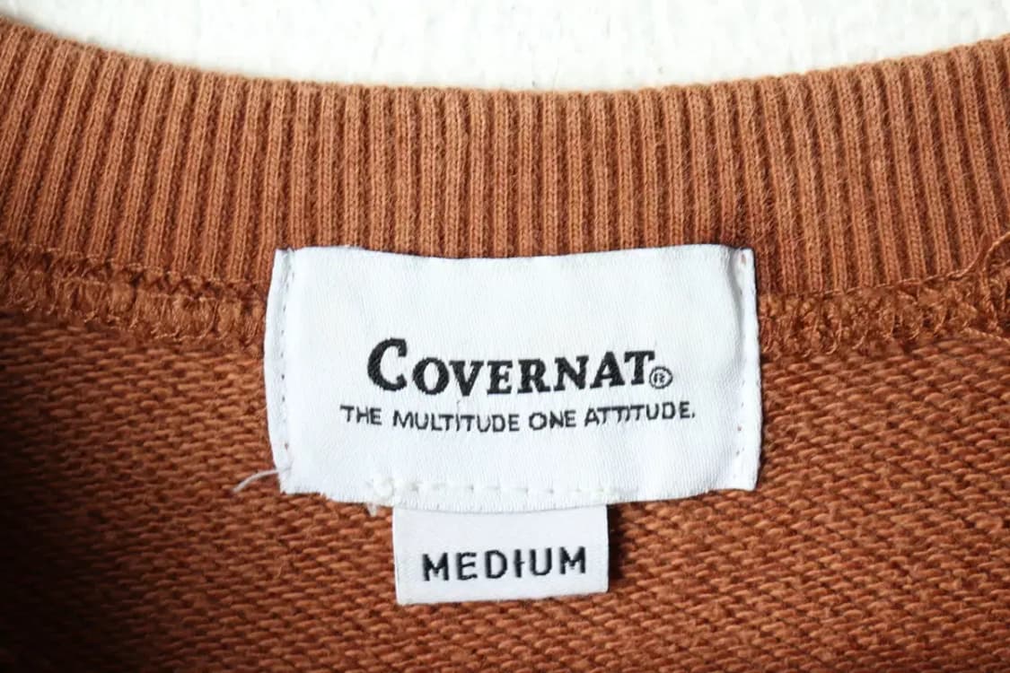 (M) 커버낫 맨투맨 티셔츠 된장 브라운 올드스쿨-166FE 상품이미지6