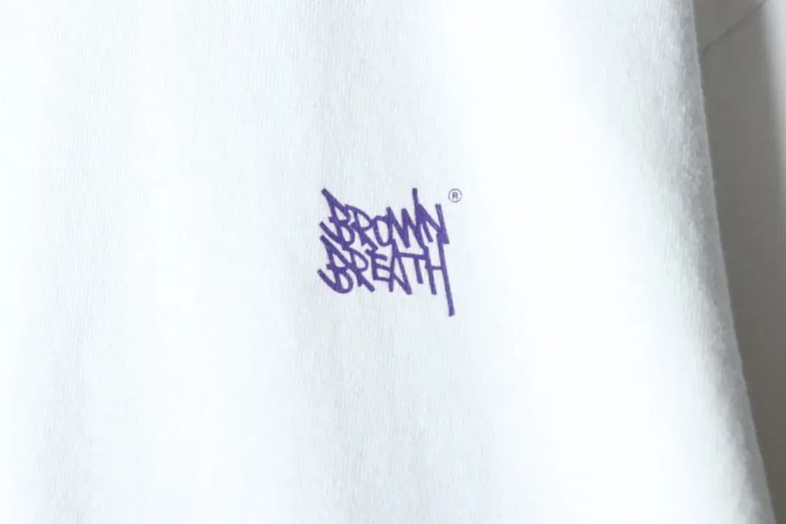 (XL-2XL) 브라운브레스 맨투맨 티셔츠 빅로고 화이트-166FF 상품이미지5