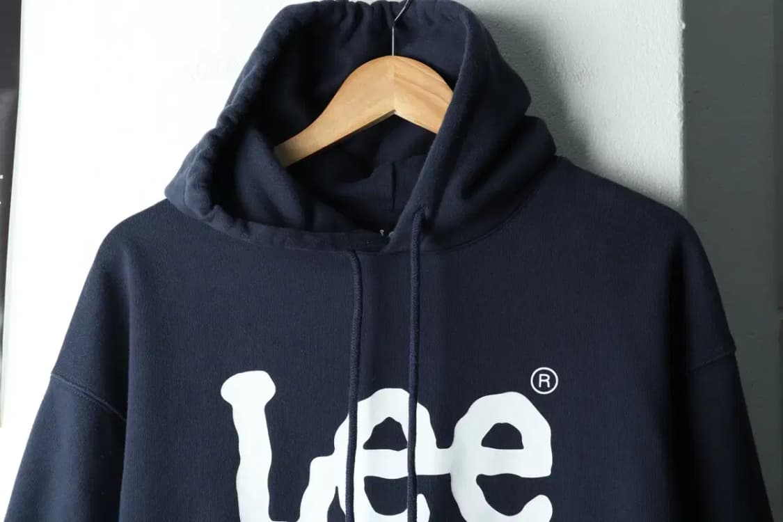 (S) 리 후드티셔츠 빅로고 네이비 올드스쿨-16700 상품이미지3
