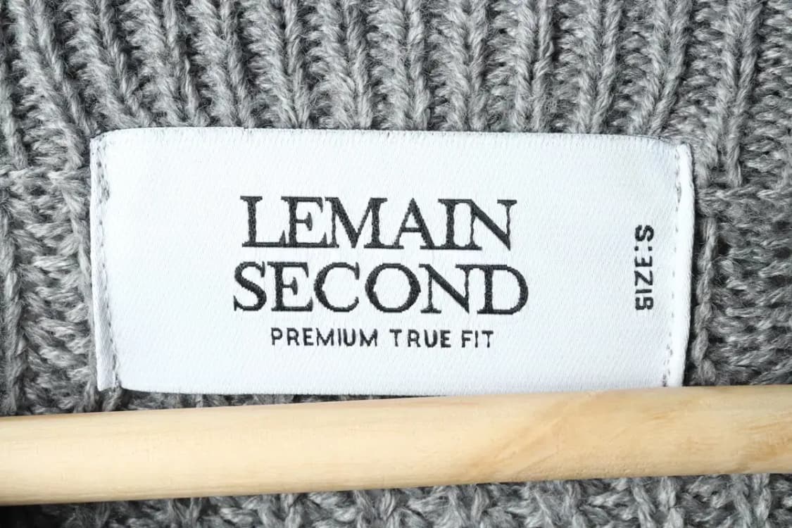 W(S) 리메인세컨드 니트 루즈핏 그레이 롱-16703 상품이미지5