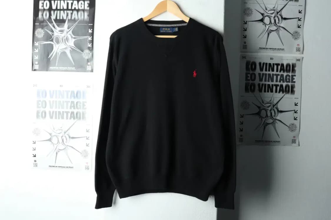 (L-XL) 폴로 랄프로렌 니트 블랙 레드포니-16704 상품이미지2