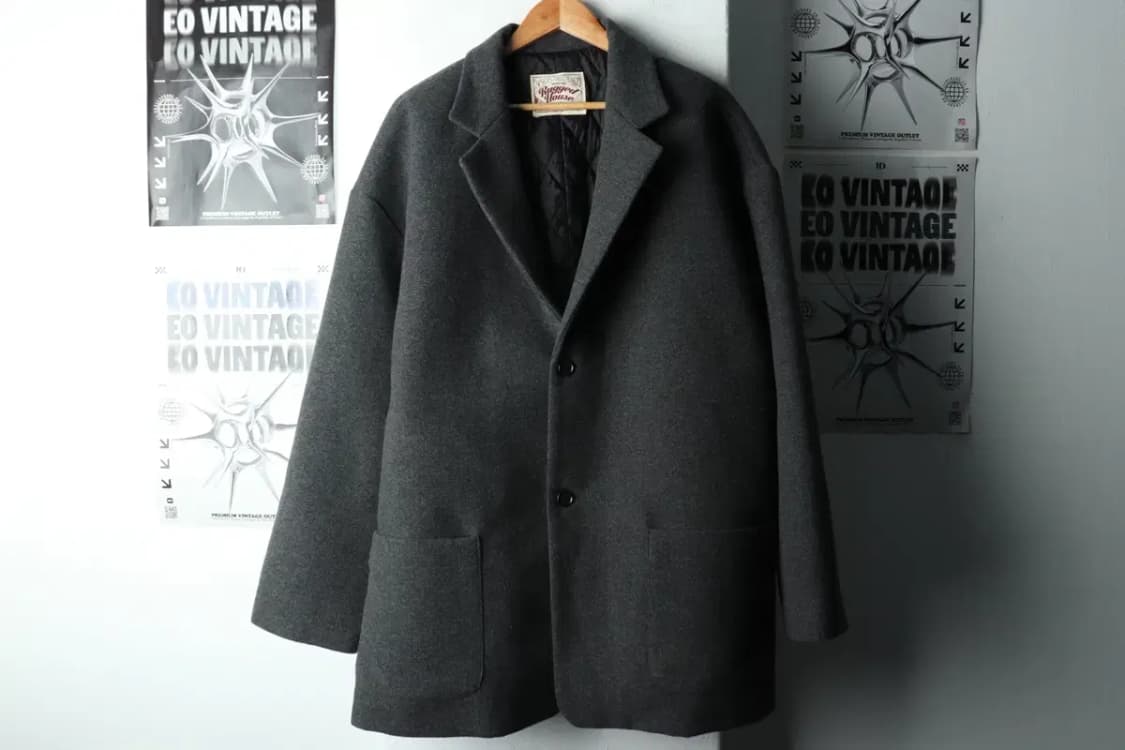 (XL) 러기드하우스 코트자켓 누빔 네이비 울-16706 상품이미지2