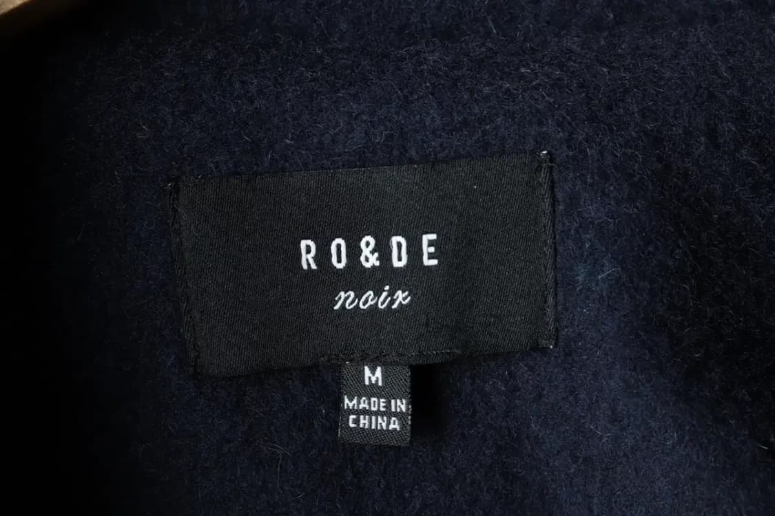 W(M-L) 로앤디누아 코트자켓 네이비 울-16708 상품이미지5