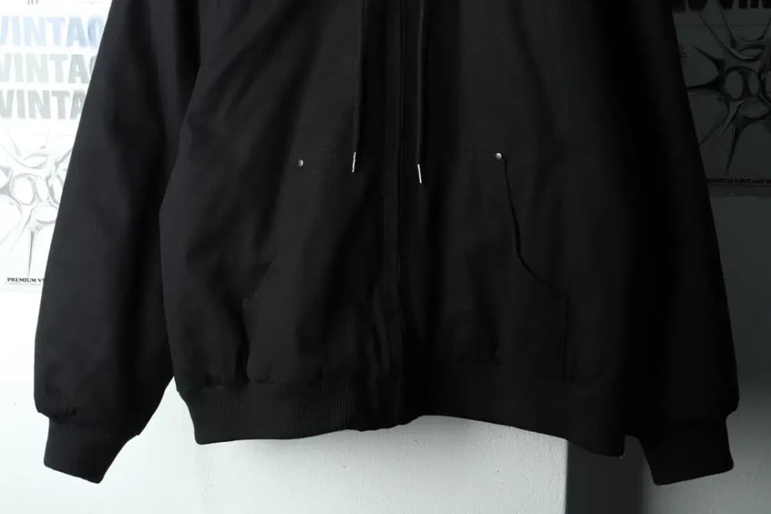 (L-XL) 러기드하우스 패딩 점퍼자켓 봄버 블랙 아메카지-1670A 상품이미지4