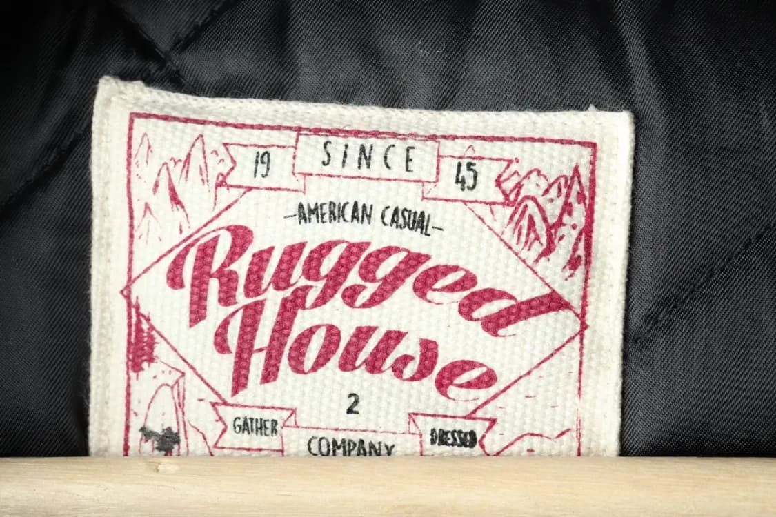 (L-XL) 러기드하우스 패딩 점퍼자켓 봄버 블랙 아메카지-1670A 상품이미지5