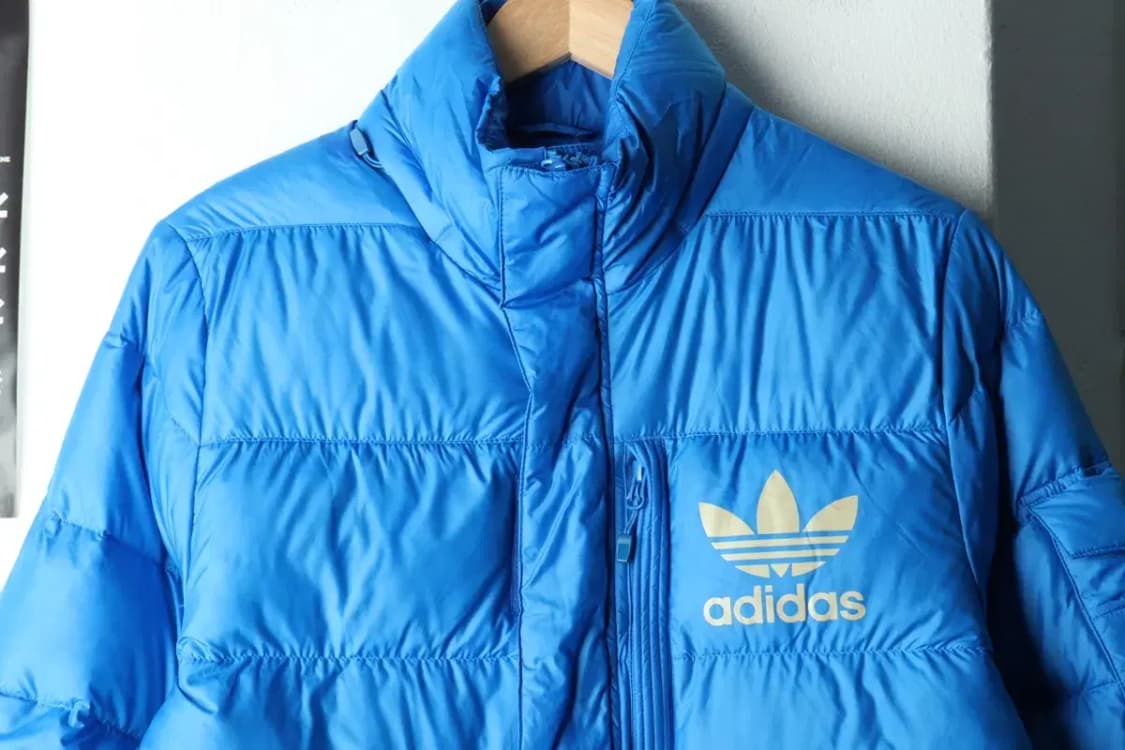 (S-M) 아디다스 패딩 점퍼자켓 오리지널 구스다운 연블루-1670B 상품이미지3