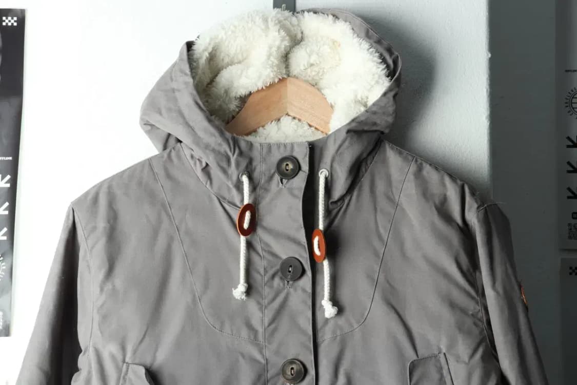 W(M-L) 말로야 집업 바람막이 점퍼자켓 야상 기모 그레이-1670F 상품이미지3