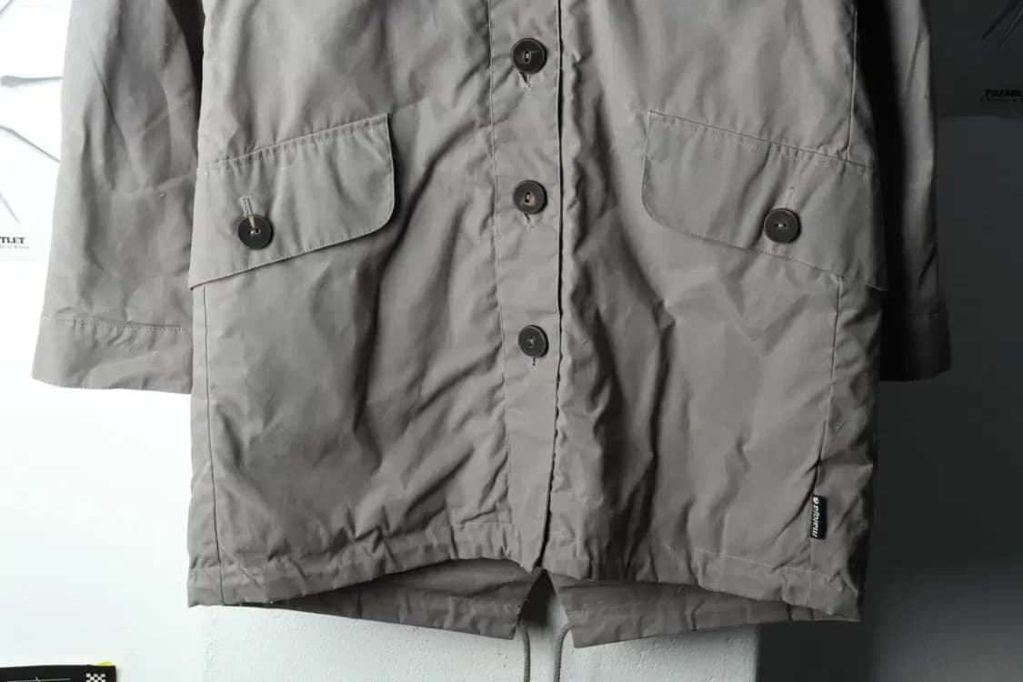 W(M-L) 말로야 집업 바람막이 점퍼자켓 야상 기모 그레이-1670F 상품이미지4