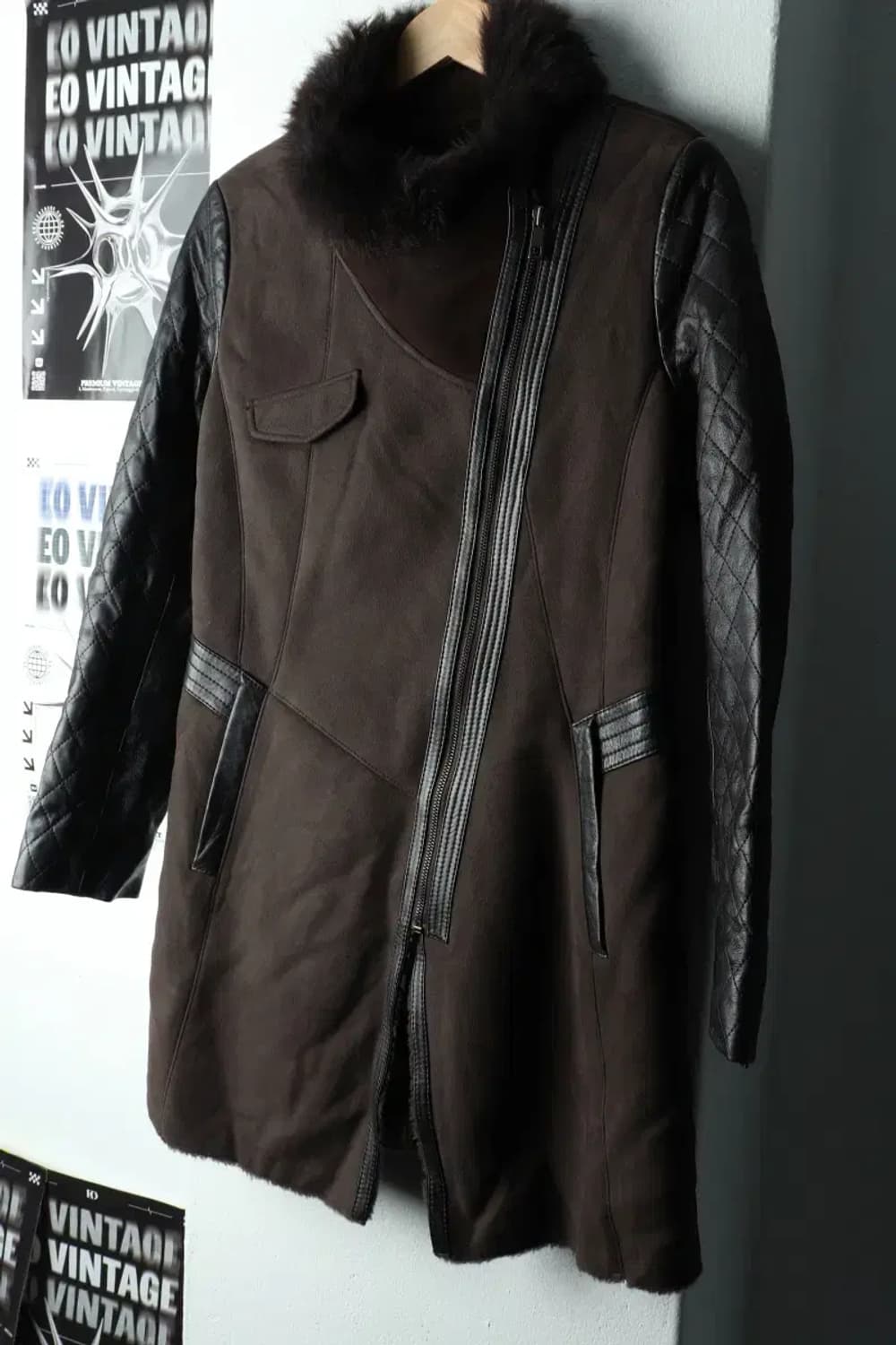 W(S) 아이잗바바 집업 바람막이 점퍼자켓 무스탕 램스킨 롱-16710 상품이미지1