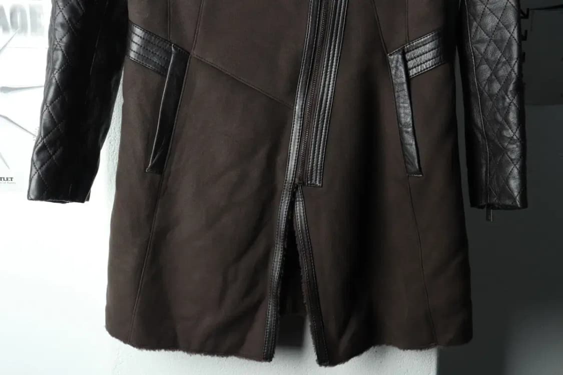 W(S) 아이잗바바 집업 바람막이 점퍼자켓 무스탕 램스킨 롱-16710 상품이미지4