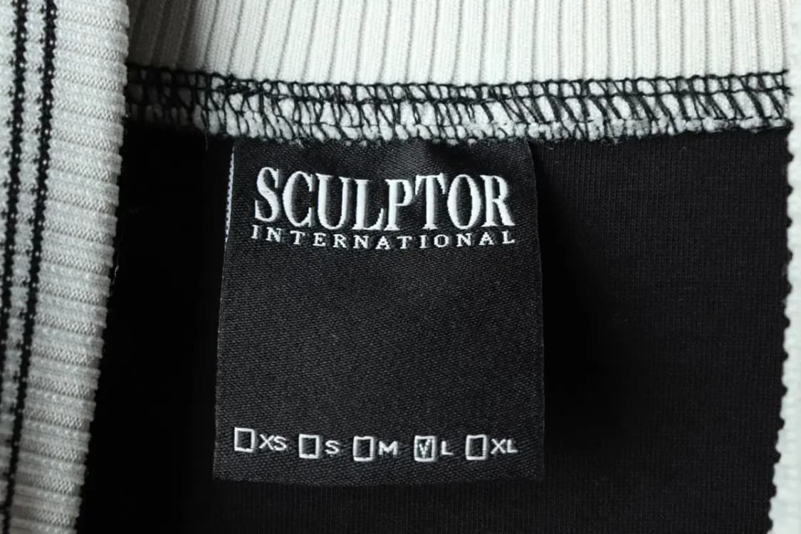 W(L) 스컬프터 집업져지 트랙탑 작은사용감 블랙 올드스쿨-16711 상품이미지7