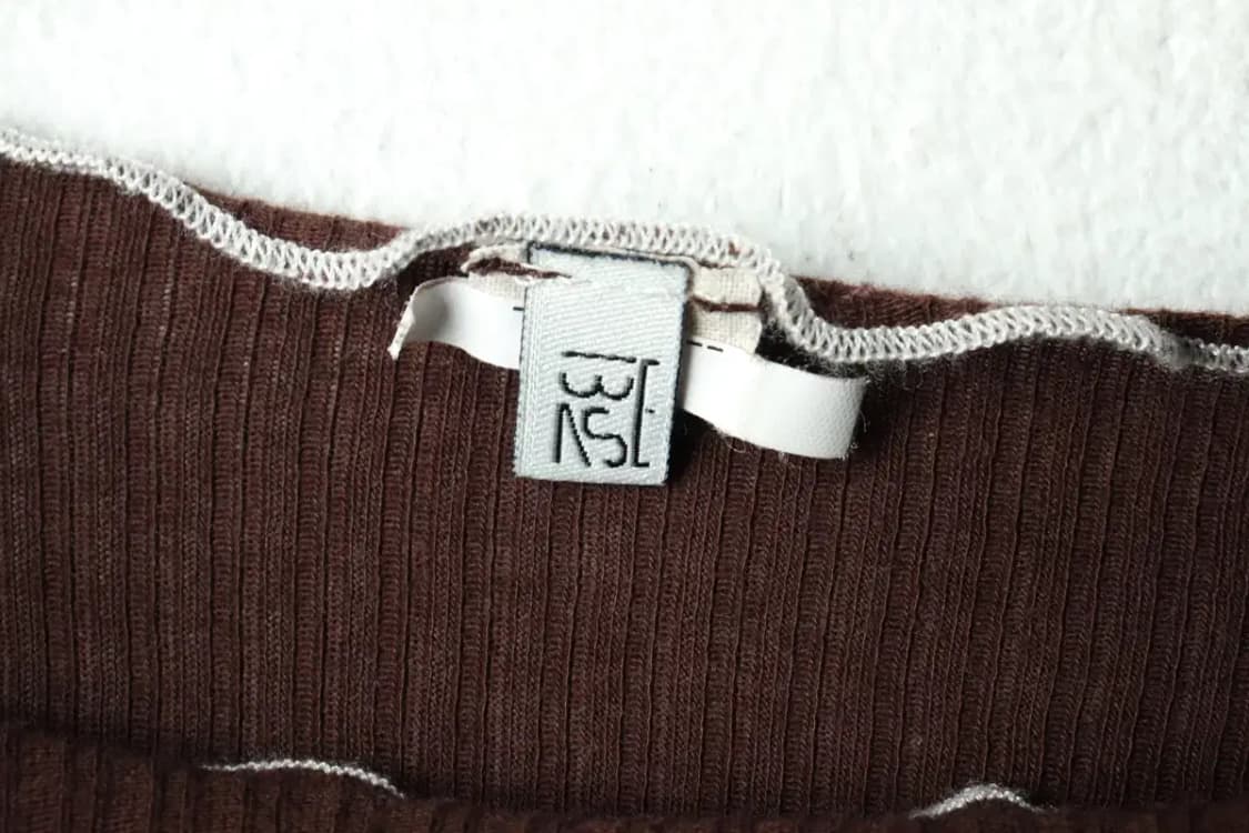 W(F) 베이스레인지 긴팔티셔츠 슬림핏 브라운 롱슬리브-16713 상품이미지5