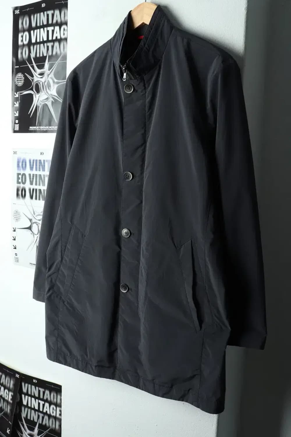 (L-XL) 갤럭시 코트자켓 폴리 그레이 롱-16785 상품이미지1