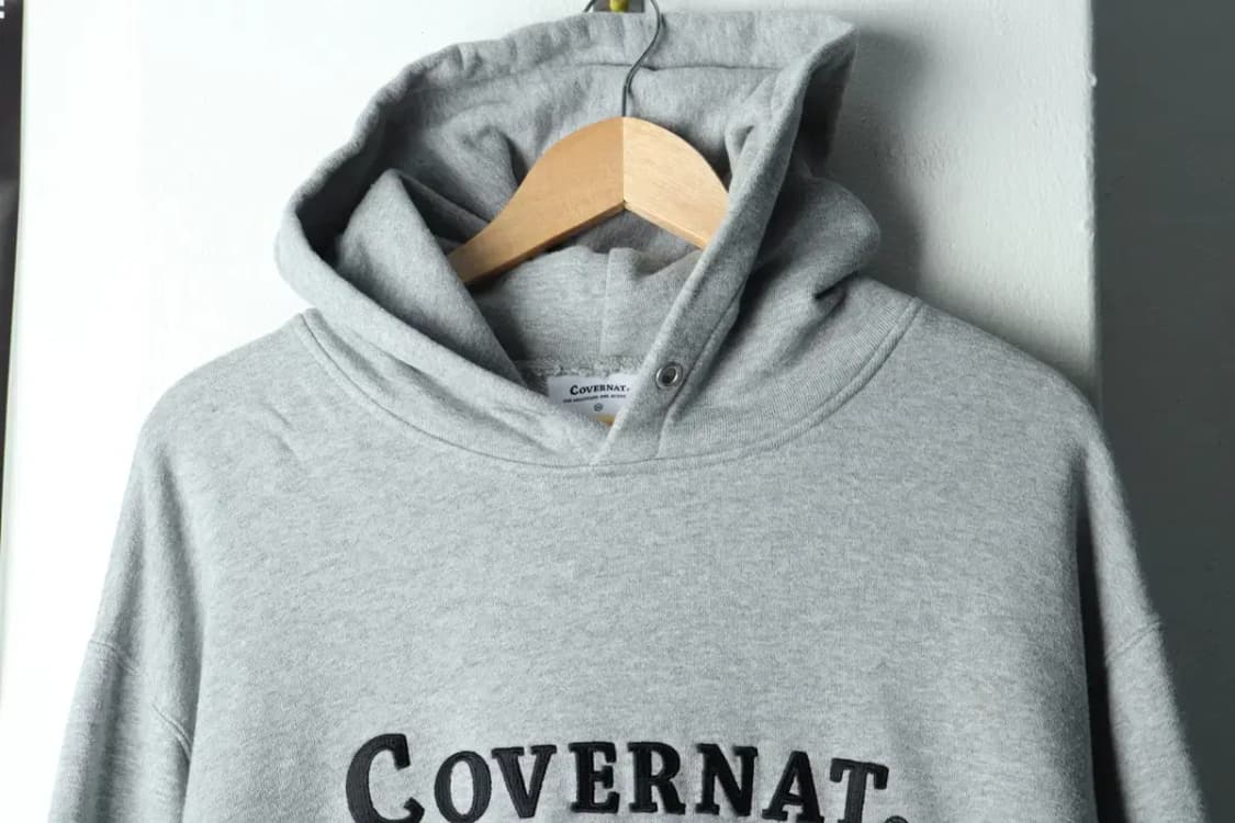 (XL) 커버낫 후드티셔츠 사용감 빅로고 그레이-16787 상품이미지3