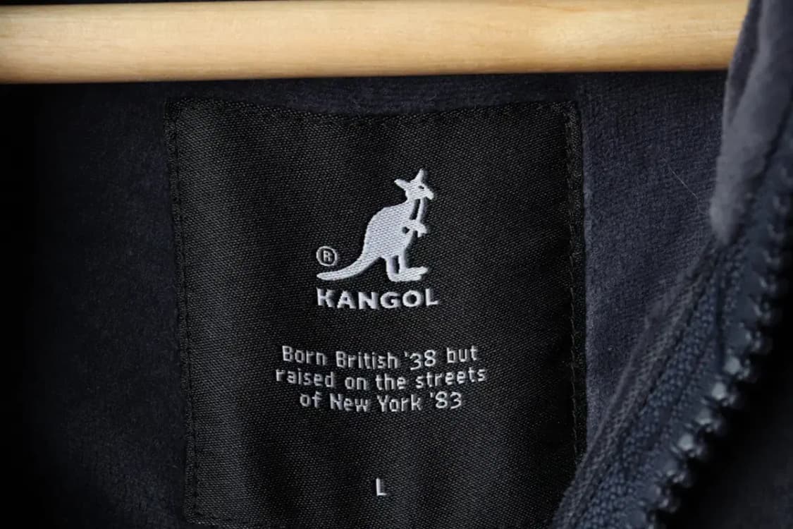 (L-XL) 캉골 맨투맨 티셔츠 유행 Y2K 반집업 벨벳 차콜-16789 상품이미지6