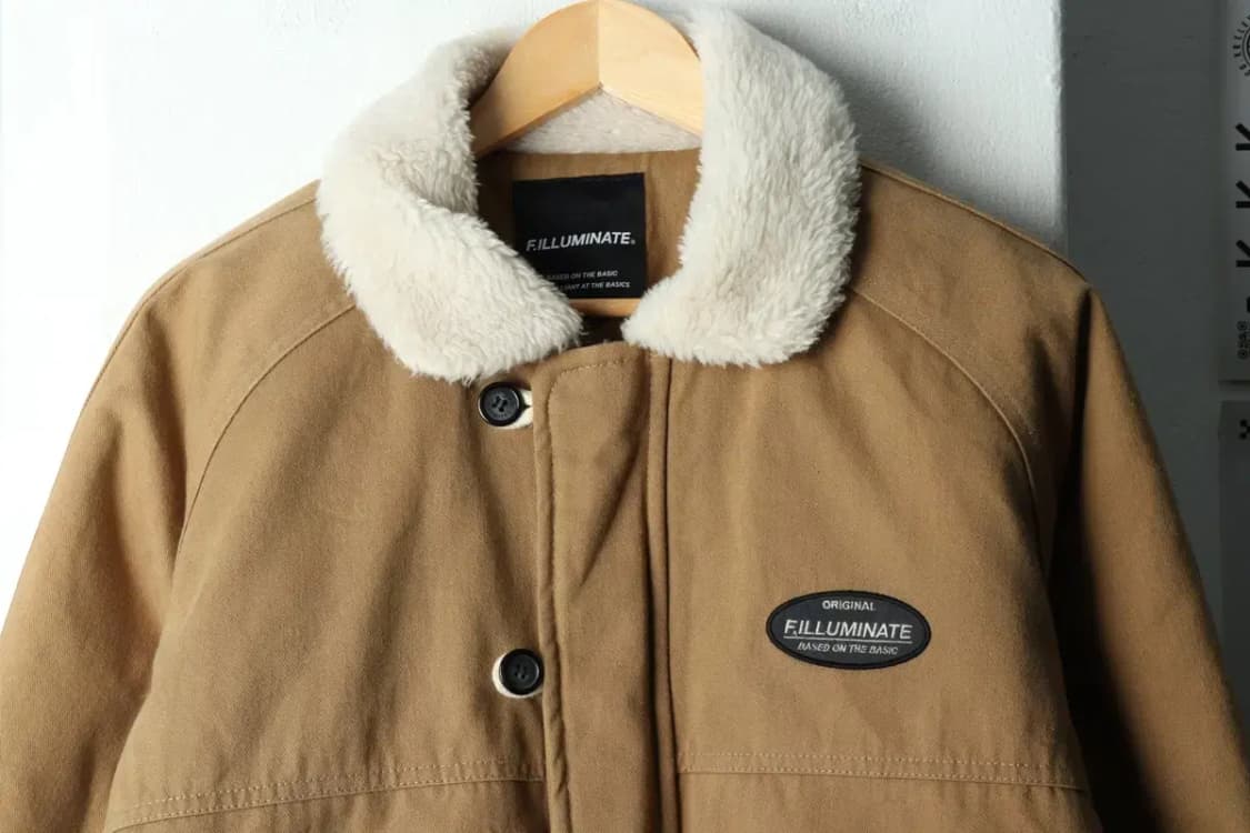 (M) 필루미네이트 패딩 점퍼자켓 야상 브라운 퍼 누빔-1678B 상품이미지3