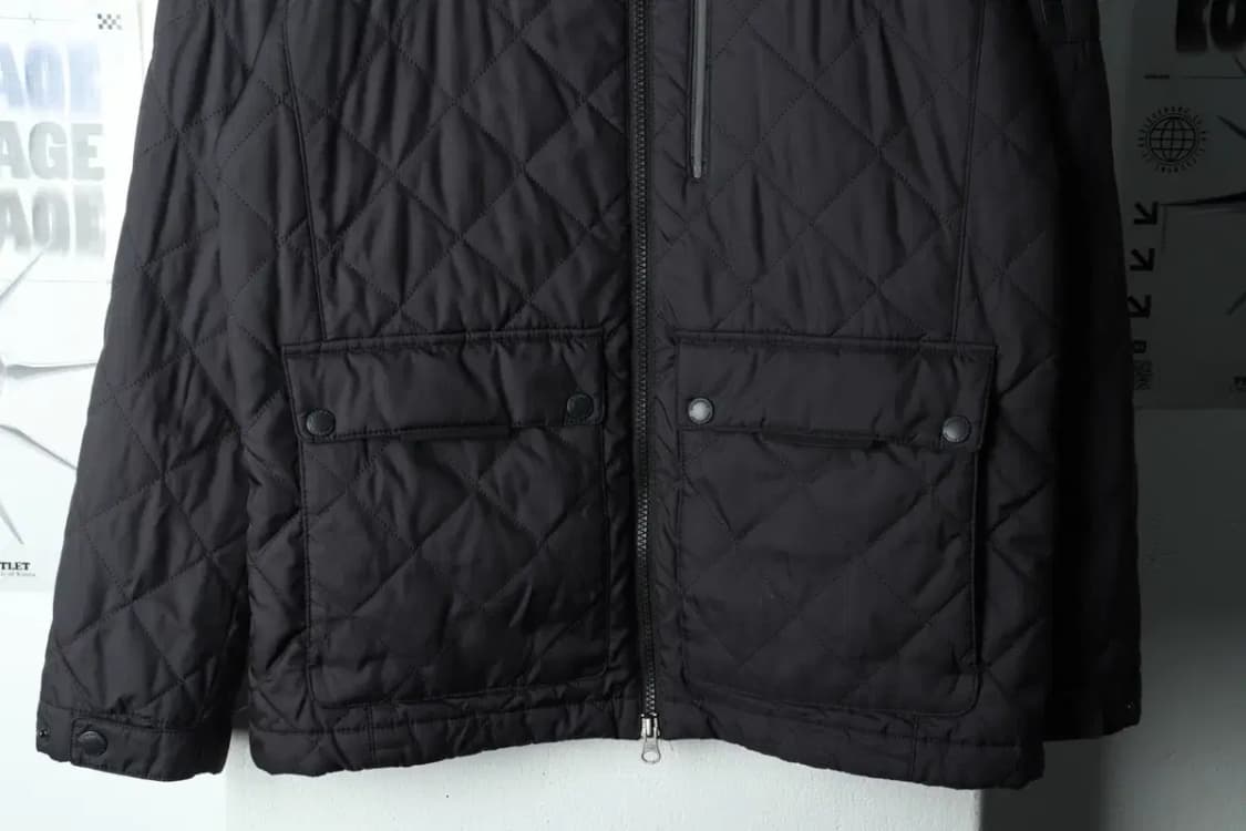 (M) 디스커버리 패딩 점퍼자켓 경량 차콜 올드스쿨 누빔 퀼팅-1678C 상품이미지4