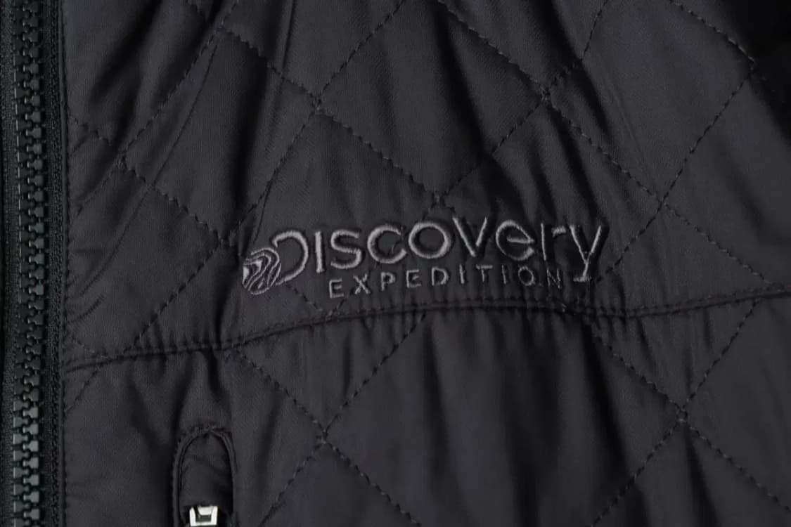 (M) 디스커버리 패딩 점퍼자켓 경량 차콜 올드스쿨 누빔 퀼팅-1678C 상품이미지5