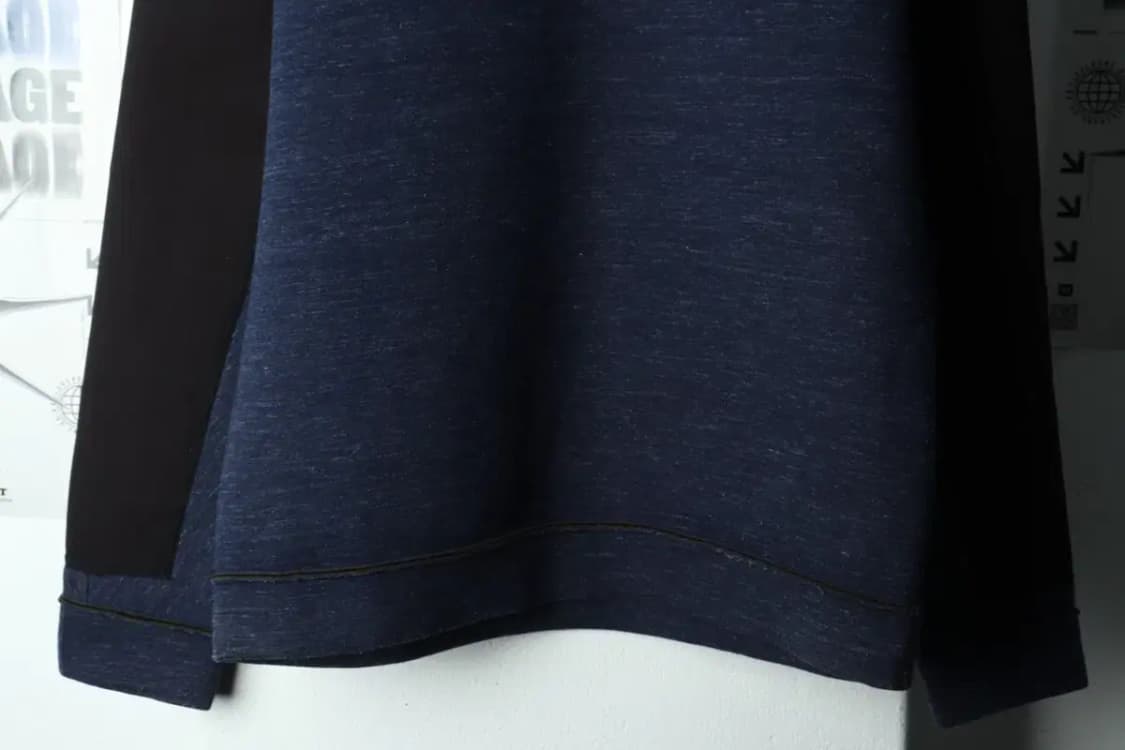 (XL) 솔리드옴므 맨투맨 티셔츠 블루 폴리 올드스쿨-16790 상품이미지4