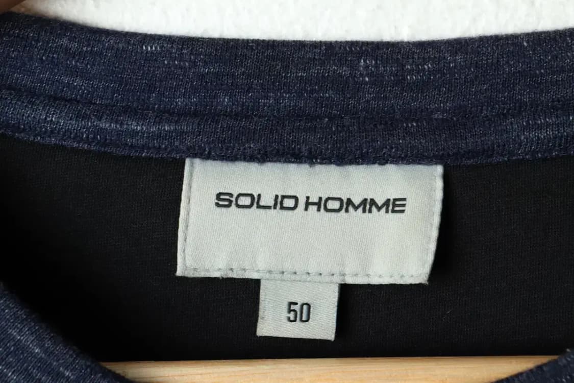 (XL) 솔리드옴므 맨투맨 티셔츠 블루 폴리 올드스쿨-16790 상품이미지6