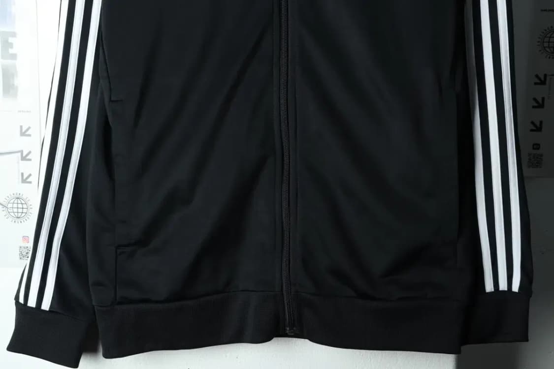 (L-XL) 아디다스 집업져지 트랙탑 블랙 삼선 올드스쿨-16791 상품이미지4