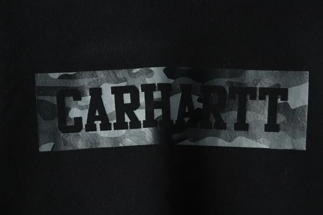 (M) 칼하트 맨투맨 티셔츠 박스로고 카모 기모 올드스쿨-16792 상품이미지5