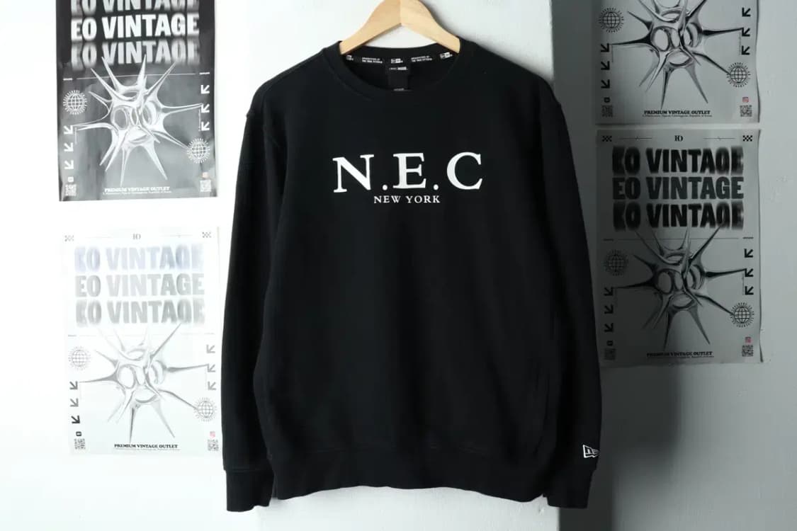 (M) 뉴에라 맨투맨 티셔츠 양키즈 블랙 올드스쿨-16793 상품이미지2