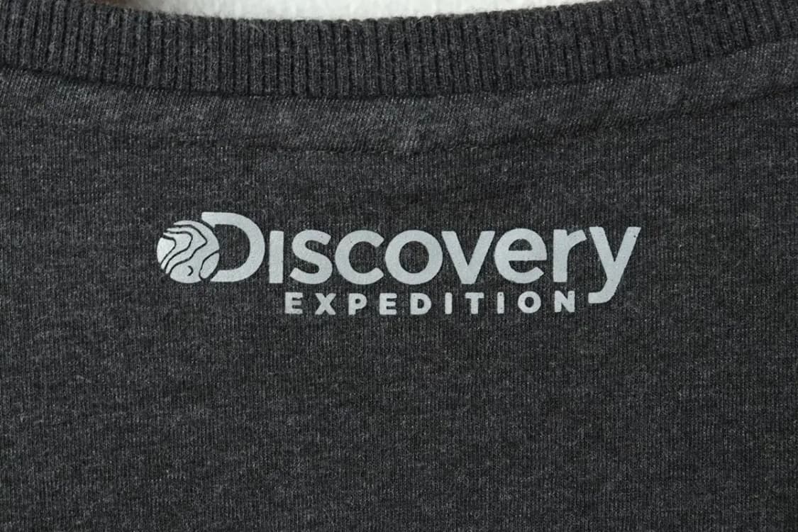 (M) 디스커버리 맨투맨 티셔츠 그레이 기모 올드스쿨-16795 상품이미지6