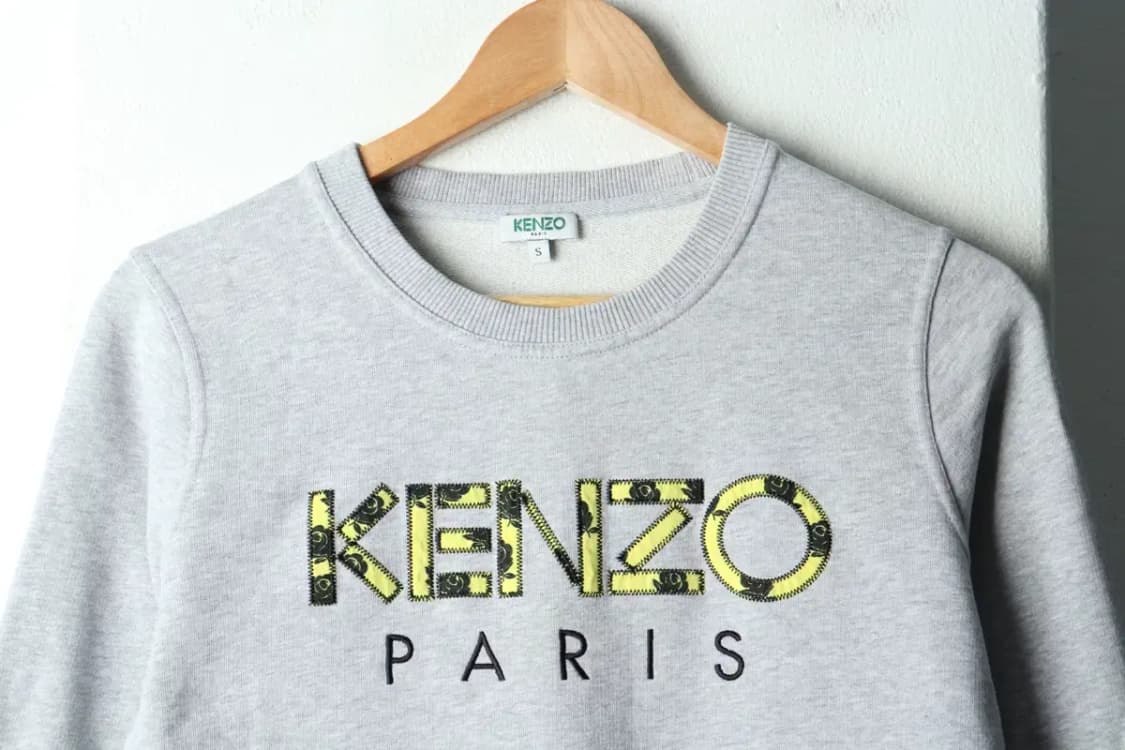 W(S) 겐조 맨투맨 티셔츠 빅로고 그레이 플라워-16796 상품이미지3