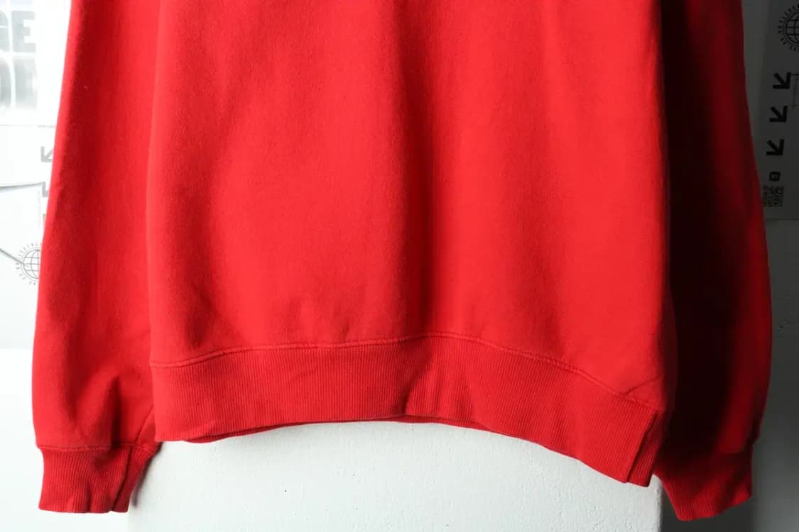 (XL) 챔피온 맨투맨 티셔츠 레드 기모 올드스쿨-16797 상품이미지4