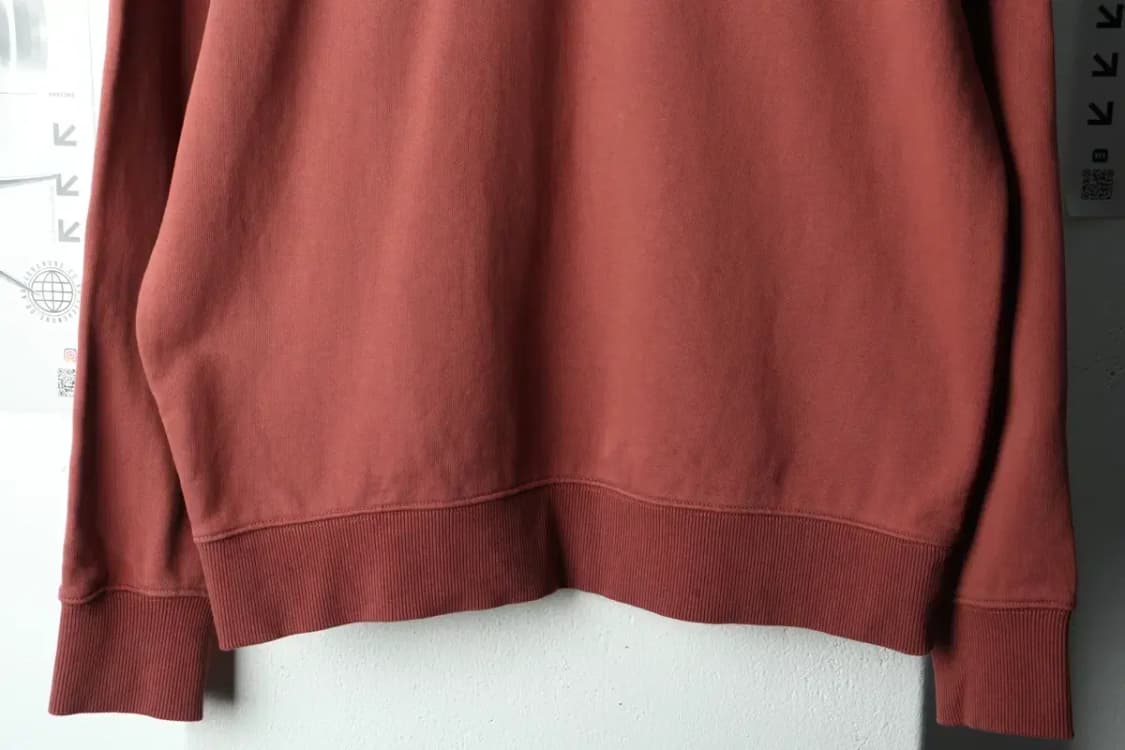 (XL) 로맨틱 파이어리츠 맨투맨 티셔츠 작은오염 버건디 무지-16798 상품이미지4