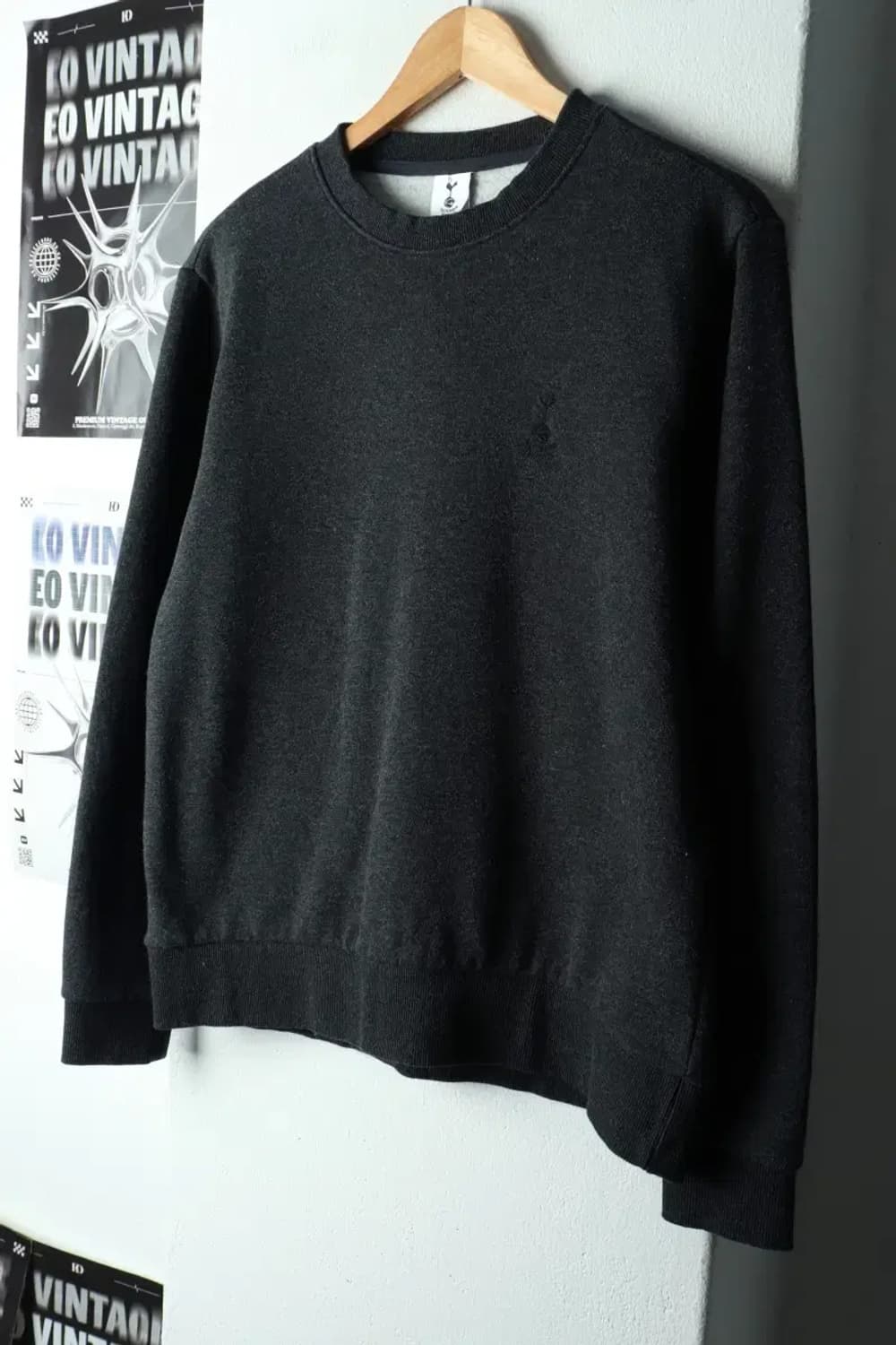 (M) 토트넘 맨투맨 티셔츠 차콜 기모 손흥민-1679B 상품이미지1