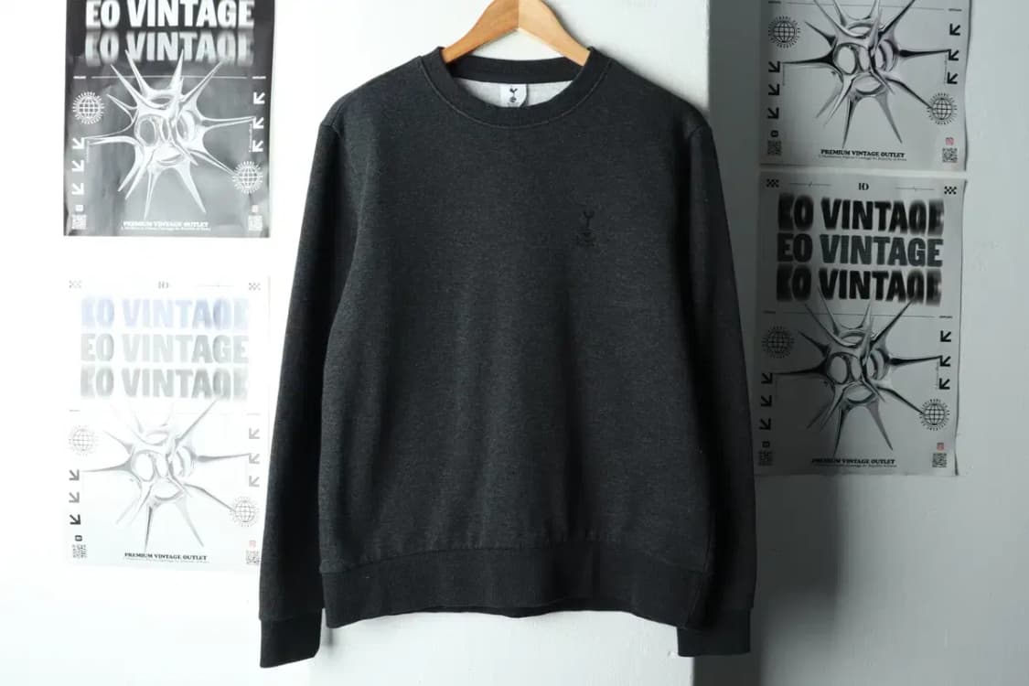 (M) 토트넘 맨투맨 티셔츠 차콜 기모 손흥민-1679B 상품이미지2