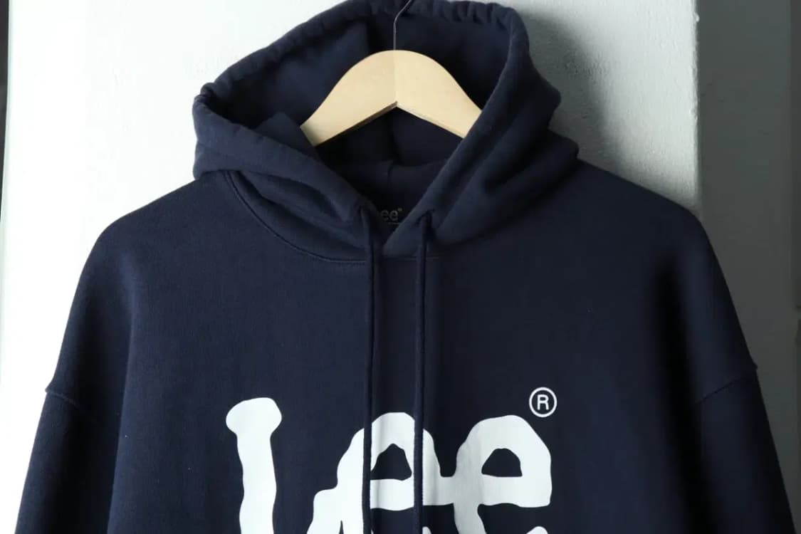(M) 리 후드티셔츠 빅로고 네이비 올드스쿨-1679E 상품이미지3