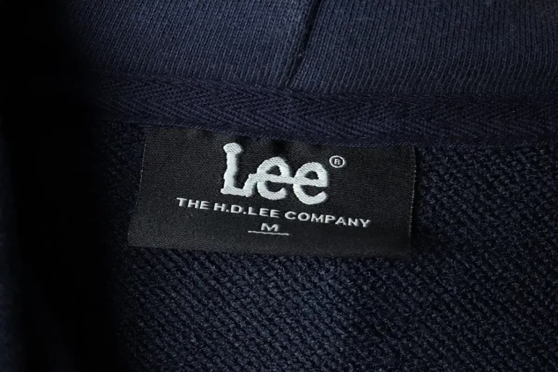 (M) 리 후드티셔츠 빅로고 네이비 올드스쿨-1679E 상품이미지7