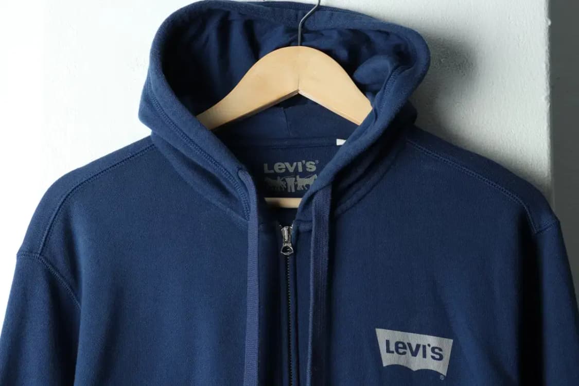 (M-L) 리바이스 후드집업 스몰로고 네이비-167A0 상품이미지3