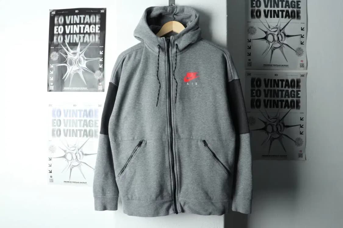 (XL-2XL) 나이키 후드집업 테크팩 그레이 기모 올드스쿨-167A2 상품이미지2