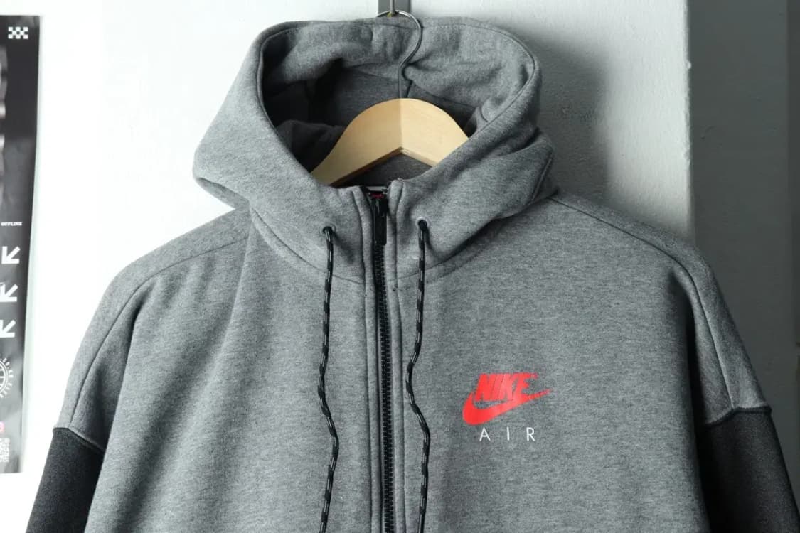 (XL-2XL) 나이키 후드집업 테크팩 그레이 기모 올드스쿨-167A2 상품이미지3