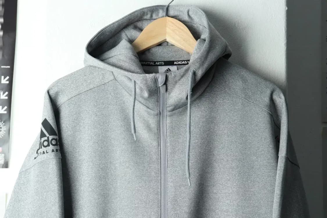 (M) 아디다스 후드집업 마샬아츠 기능성 그레이-167A3 상품이미지3
