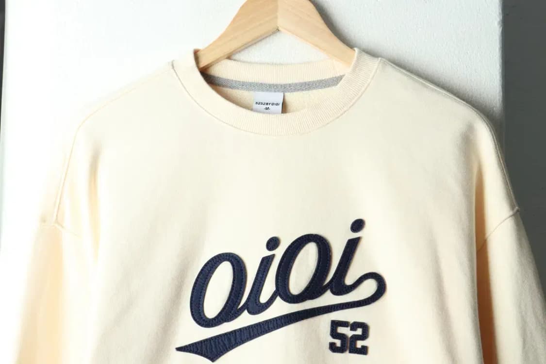 (M) 오아이오아이 맨투맨 티셔츠 빅로고 크림 올드스쿨-167A6 상품이미지3