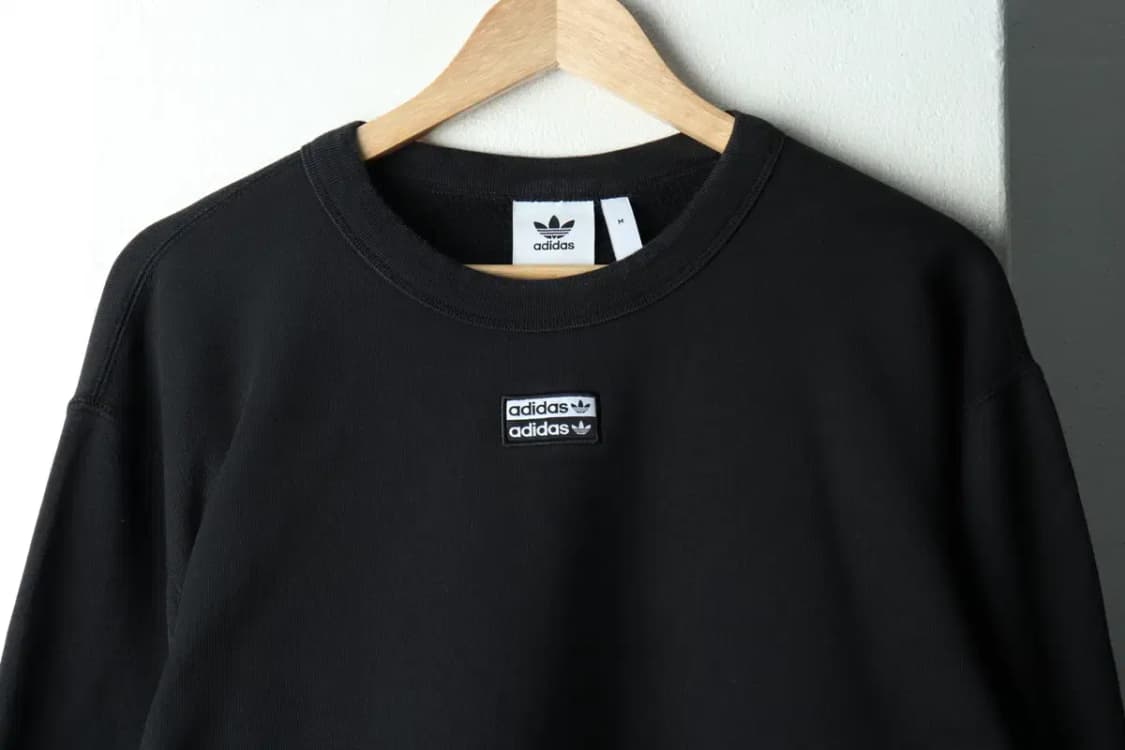 (M) 아디다스 맨투맨 티셔츠 블랙 올드스쿨-167A7 상품이미지3