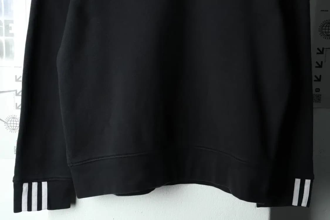 (M) 아디다스 맨투맨 티셔츠 블랙 올드스쿨-167A7 상품이미지4