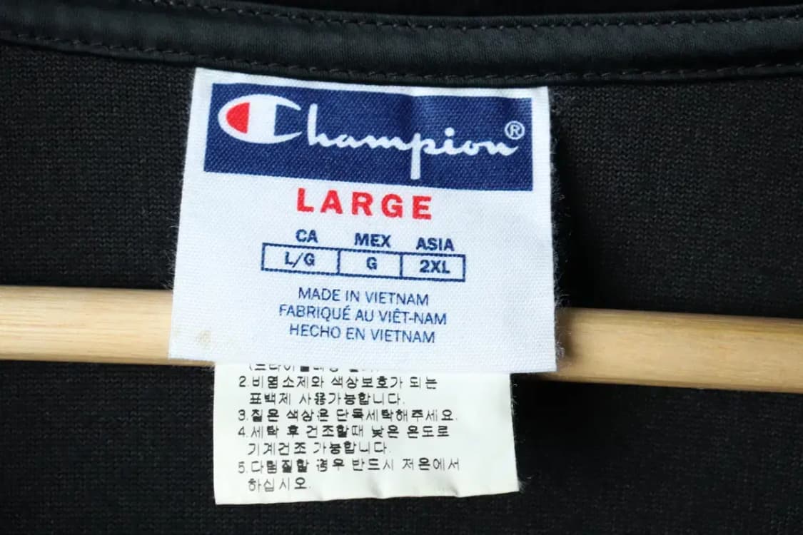 W(2XL) 챔피온 집업 바람막이 점퍼자켓 트렌드 희귀 블랙-167EB 상품이미지7